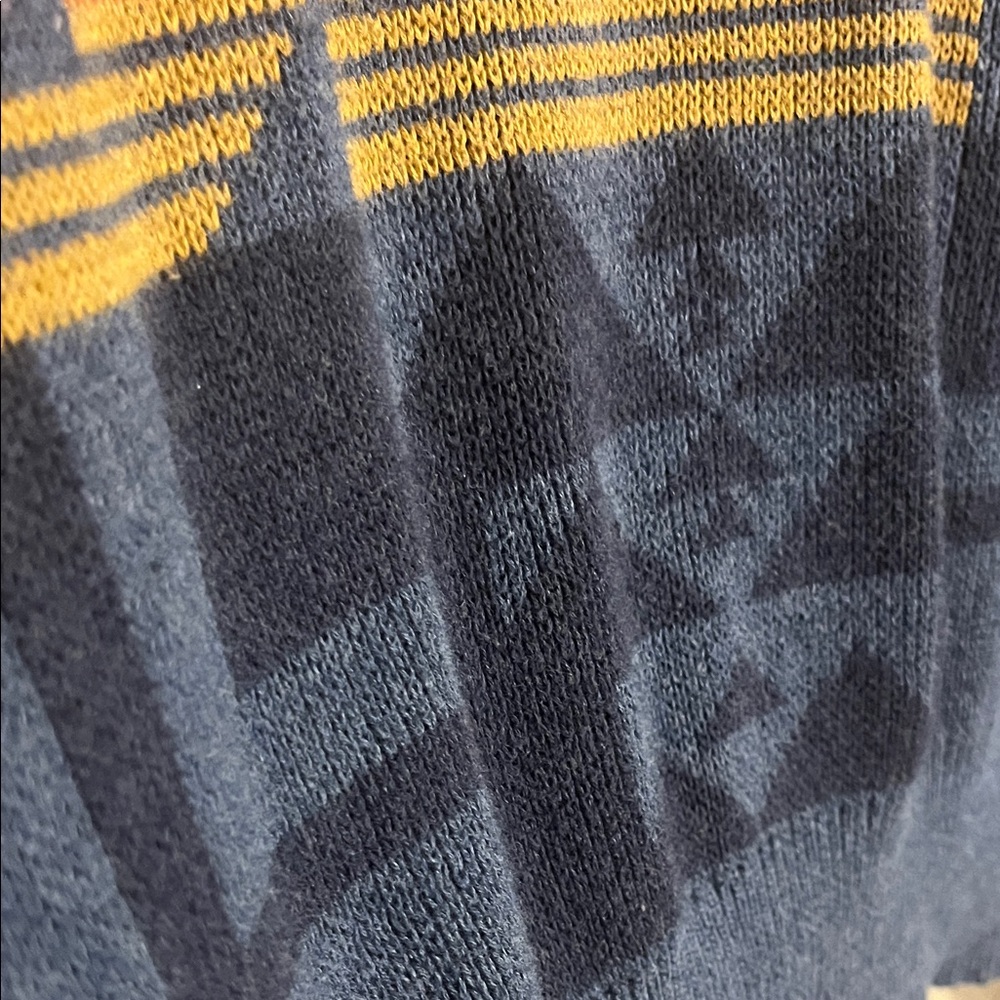 Pendleton Blue Geometric Patterned Sweater - image 2